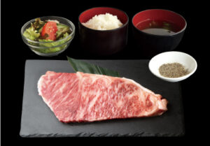 国産和牛サーロインステーキランチ　5,800円（税込6,380円）